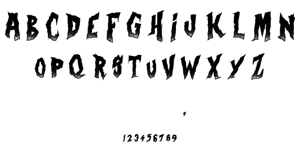 Curse of the zombie font
